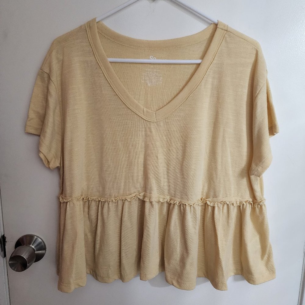 Yellow So Flowy Top